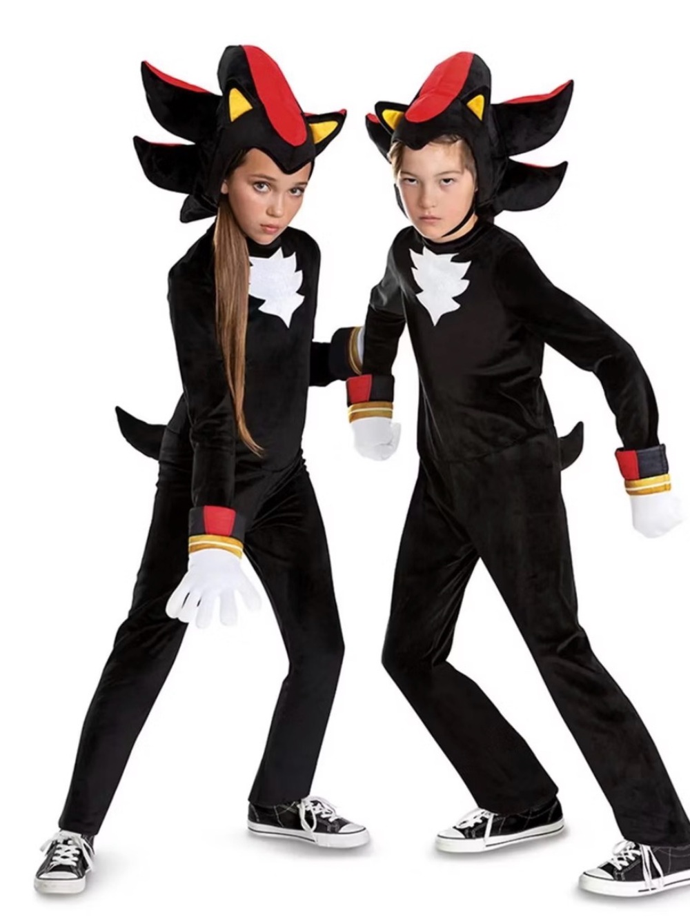 Disguise Boys Sonic the hedgehog 3 Shadow Deluxe costume NEW XS (4/5)